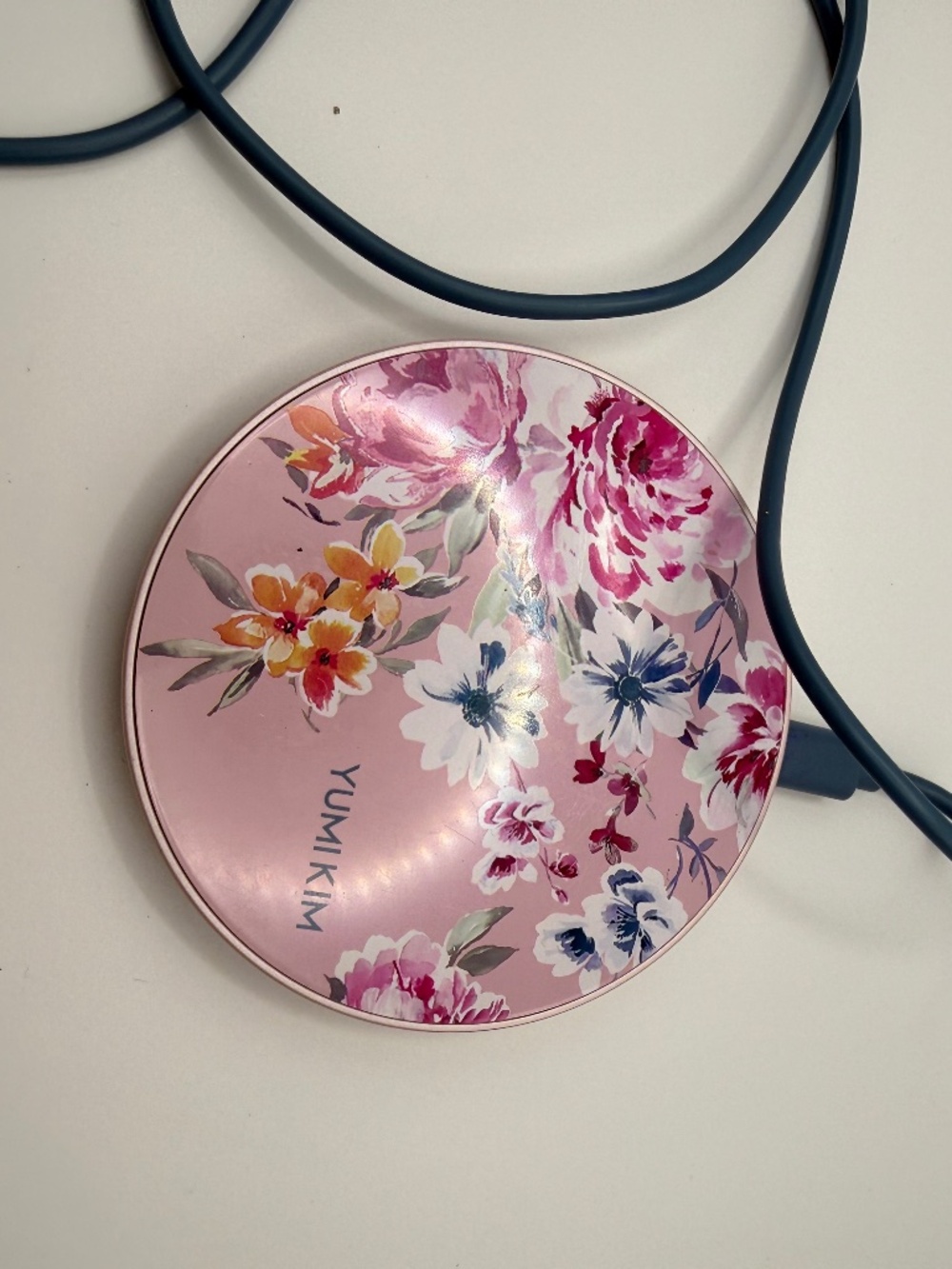 Yumi Kim Floral Wireless Charging Pad Qi Charger 10W Pink USB